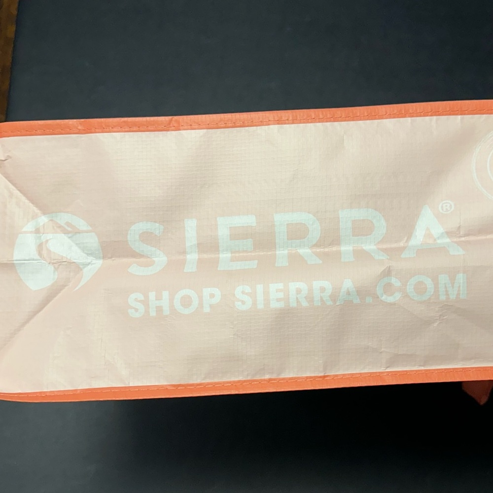 Sierra Cat & Soup Printed Tote Bag in Peach Orange - Picture 3 of 4